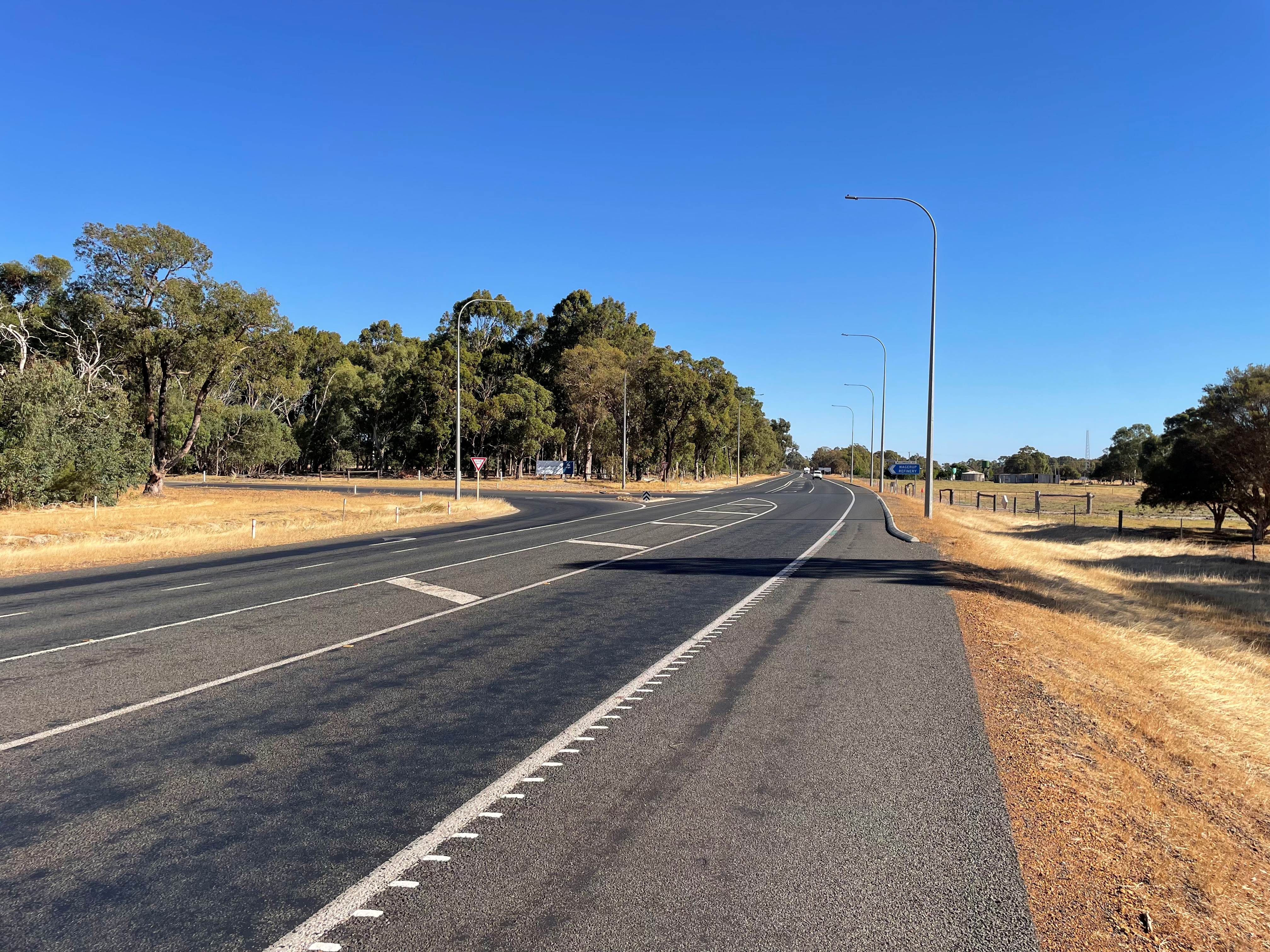 South Western Highway (H009) Willowdale Road Intersection Upgrade clearing location