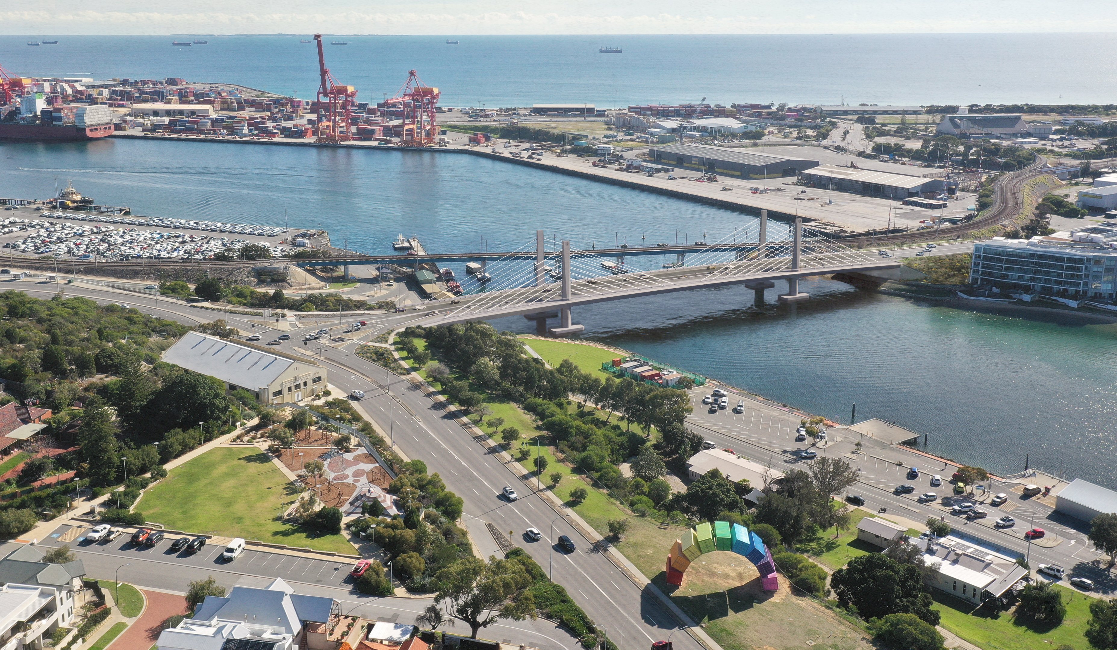 Fremantle Bridges illustration 