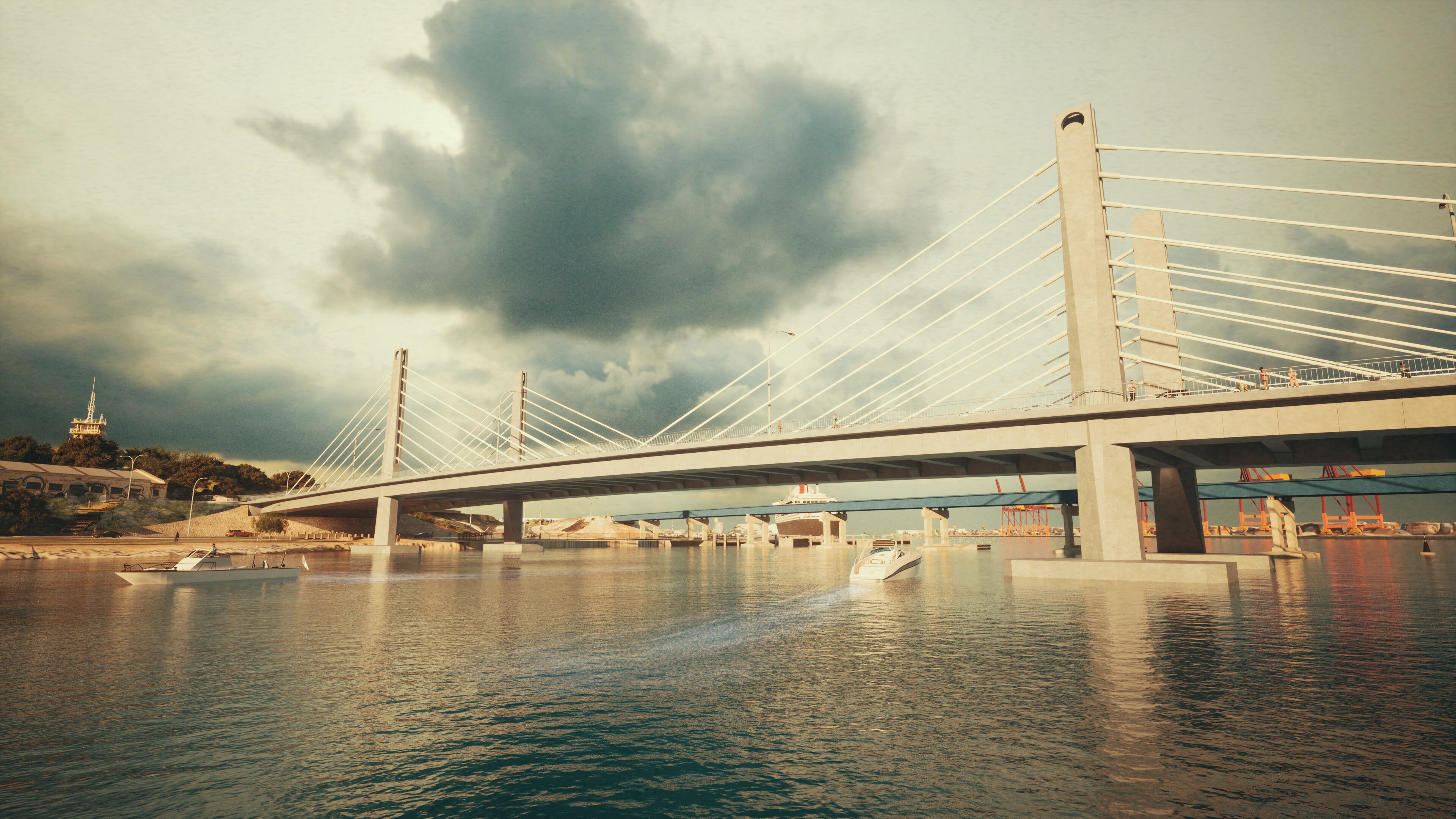 Fremantle Bridges illustration 