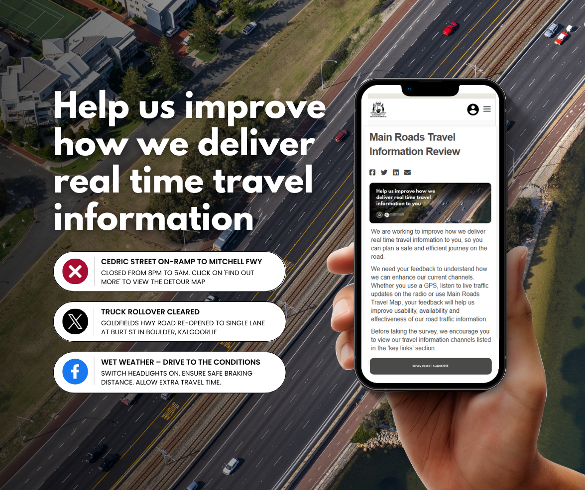 Help us improve how we deliver real time travel information