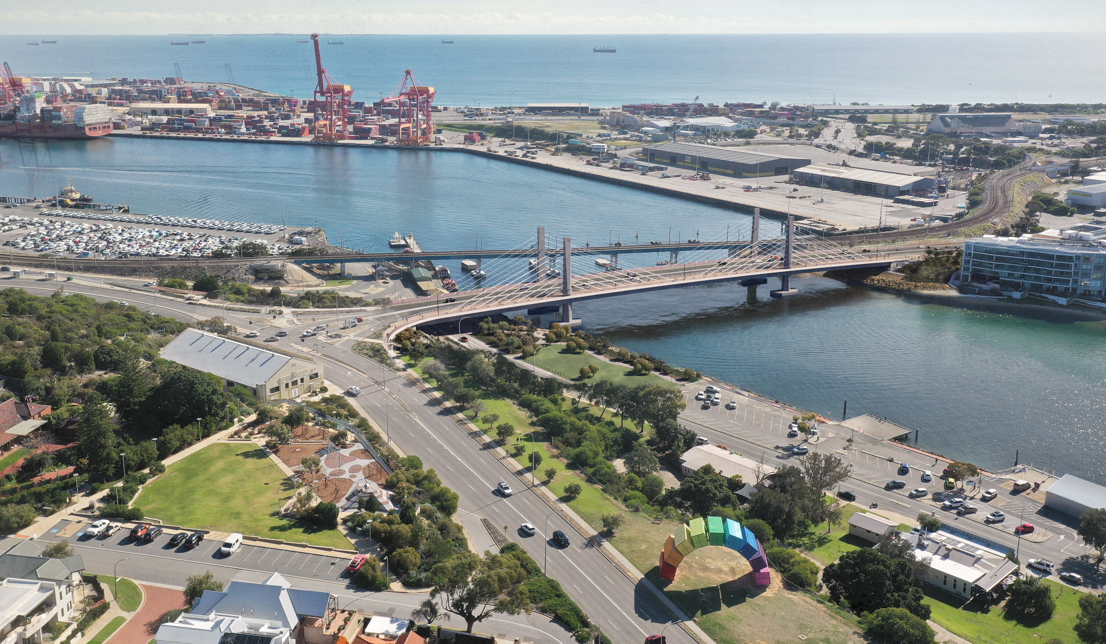 Fremantle Bridges illustration 