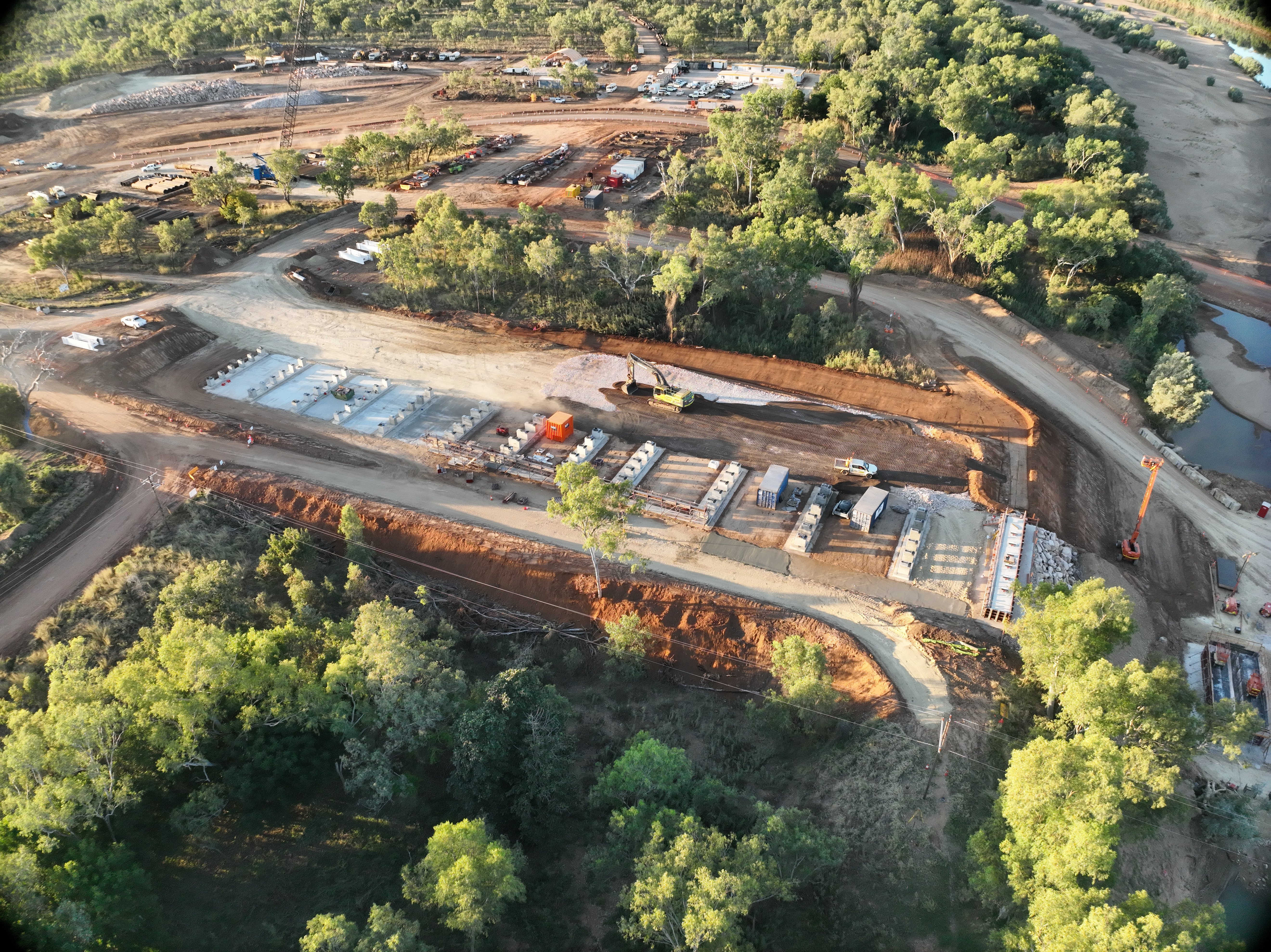 Fitzroy River Bridge - Construction as of August 23
