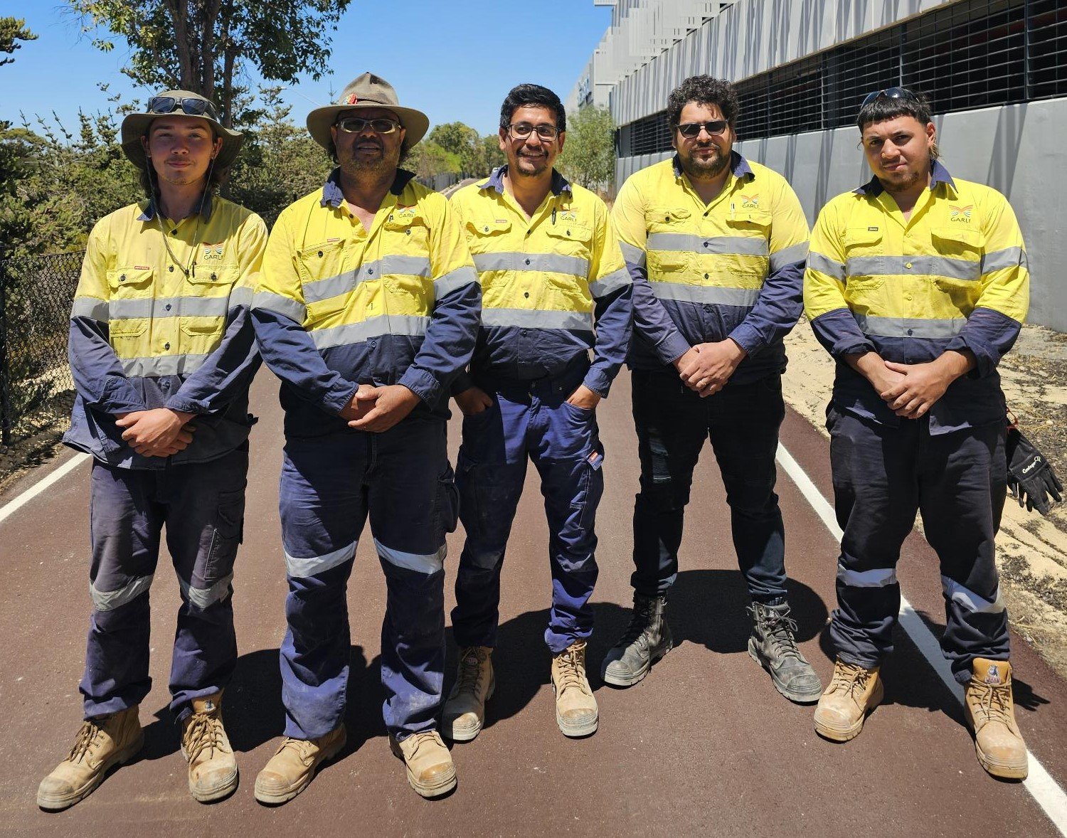 Garli crew on site