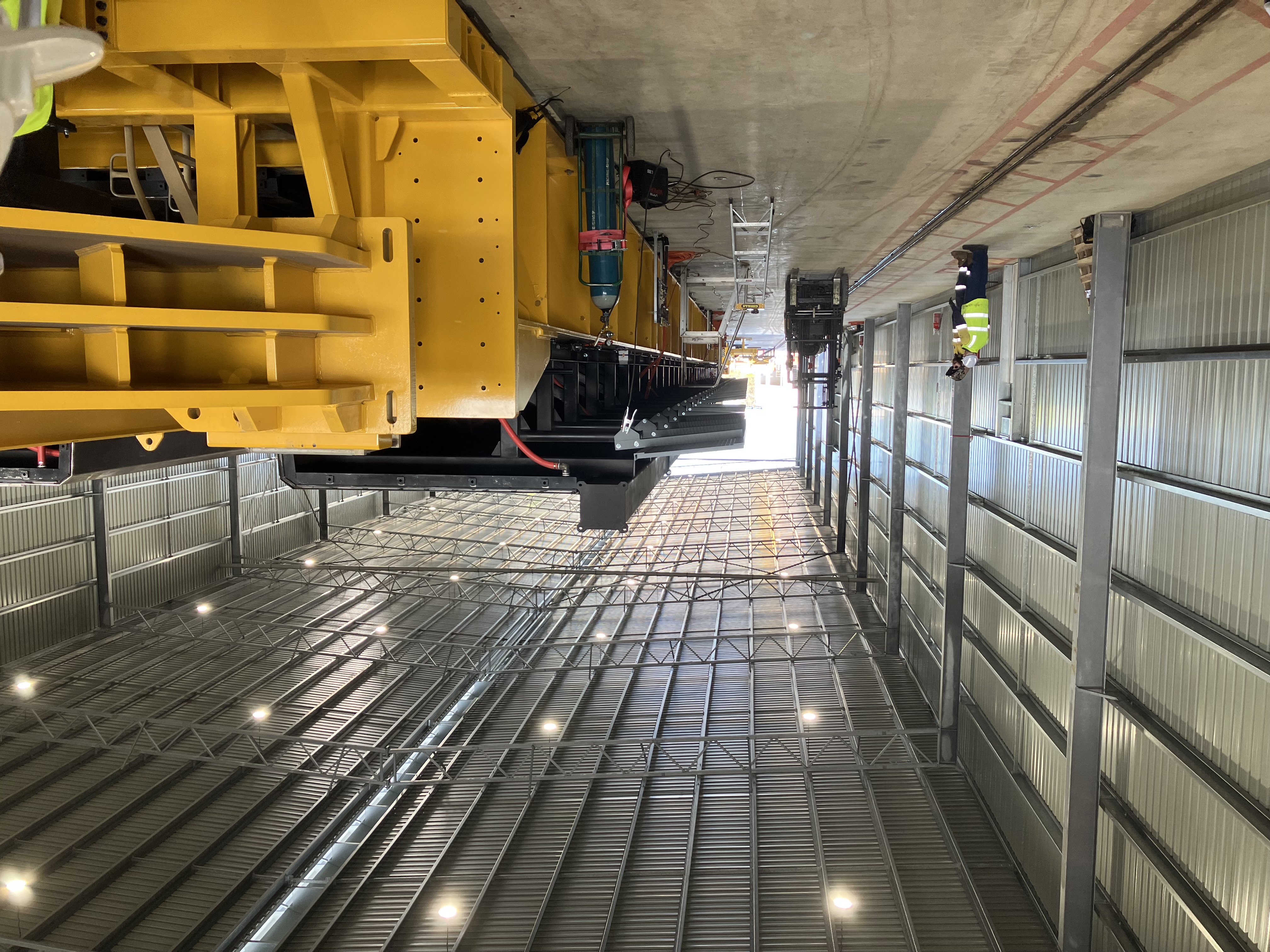 BORR - Main shed at the pre-cast yard facility