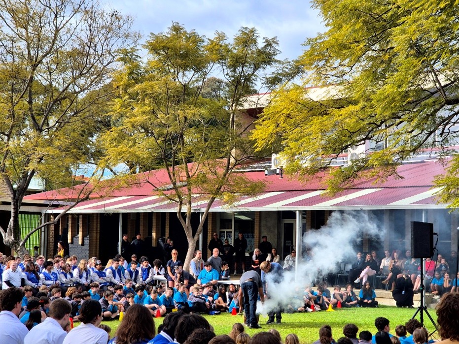 Fremantle College NAIDOC Week Careers Fair smoking ceremony