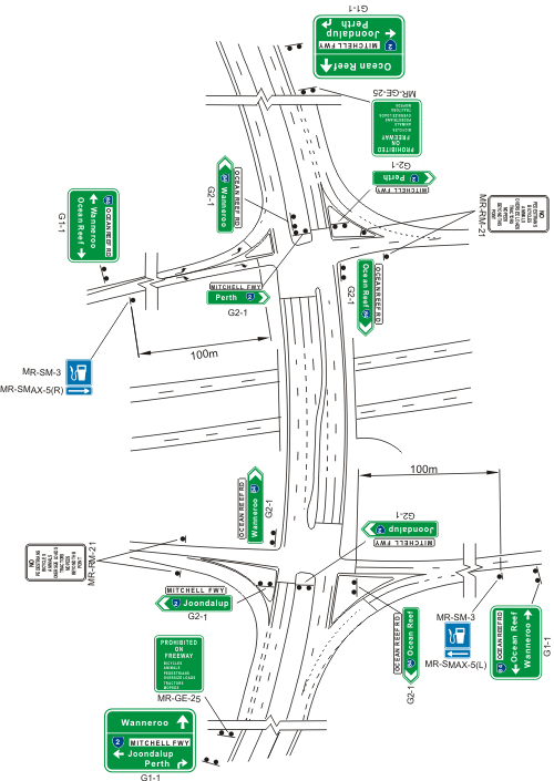Emergency Fuel Signage Main Roads Western Australia