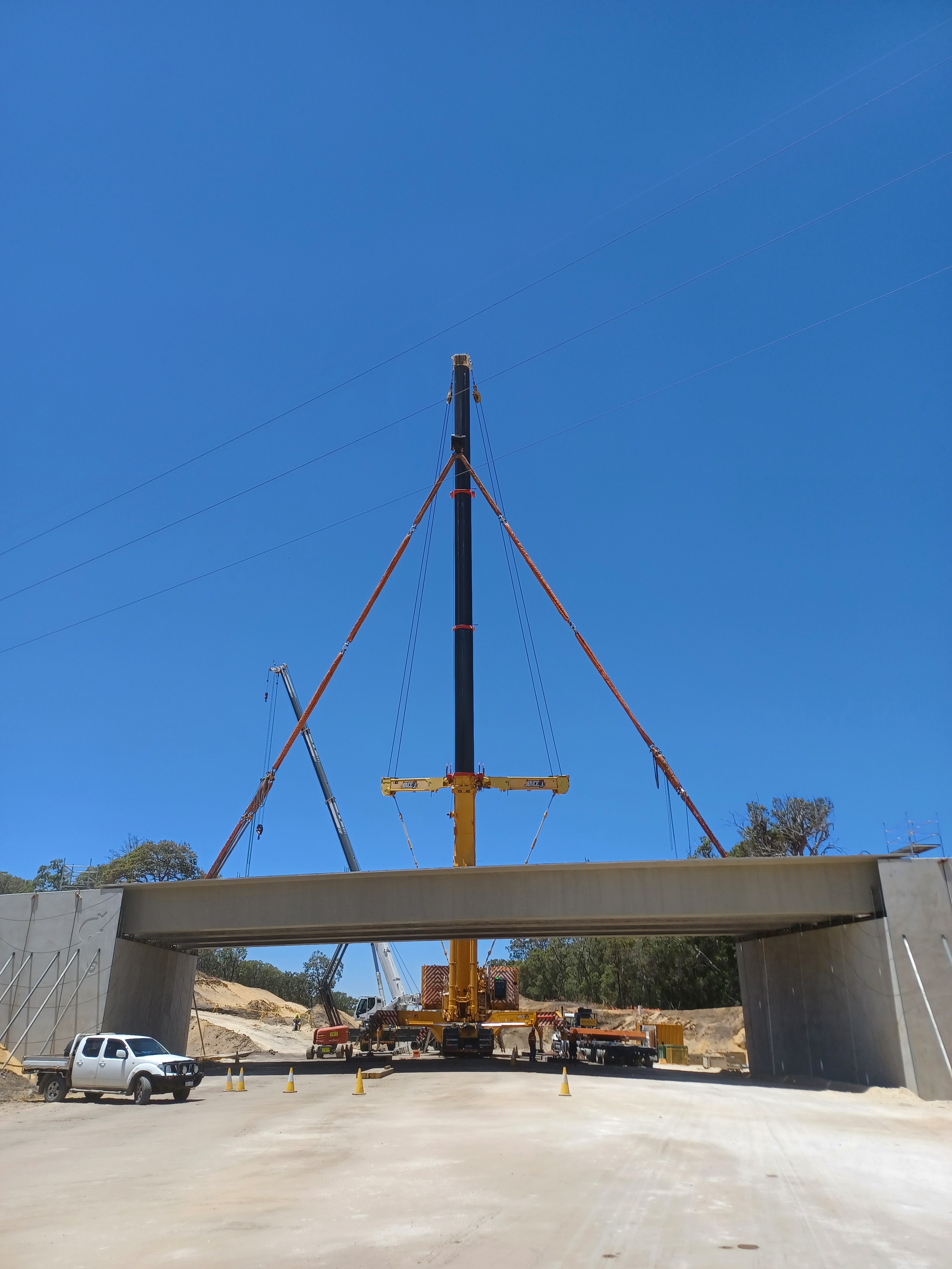 BORR 060224 -Yalinda Bridge beam in place