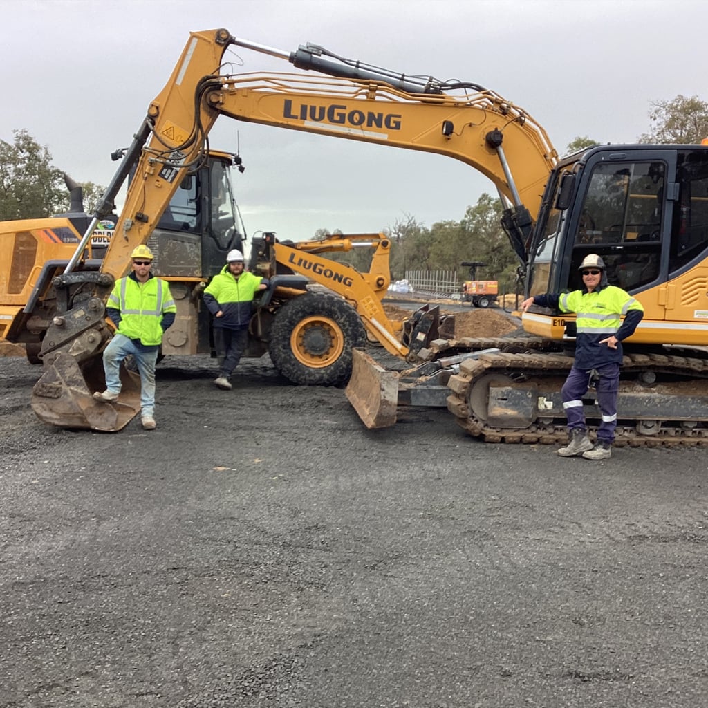 Local businesses helping to build the southern section of BORR