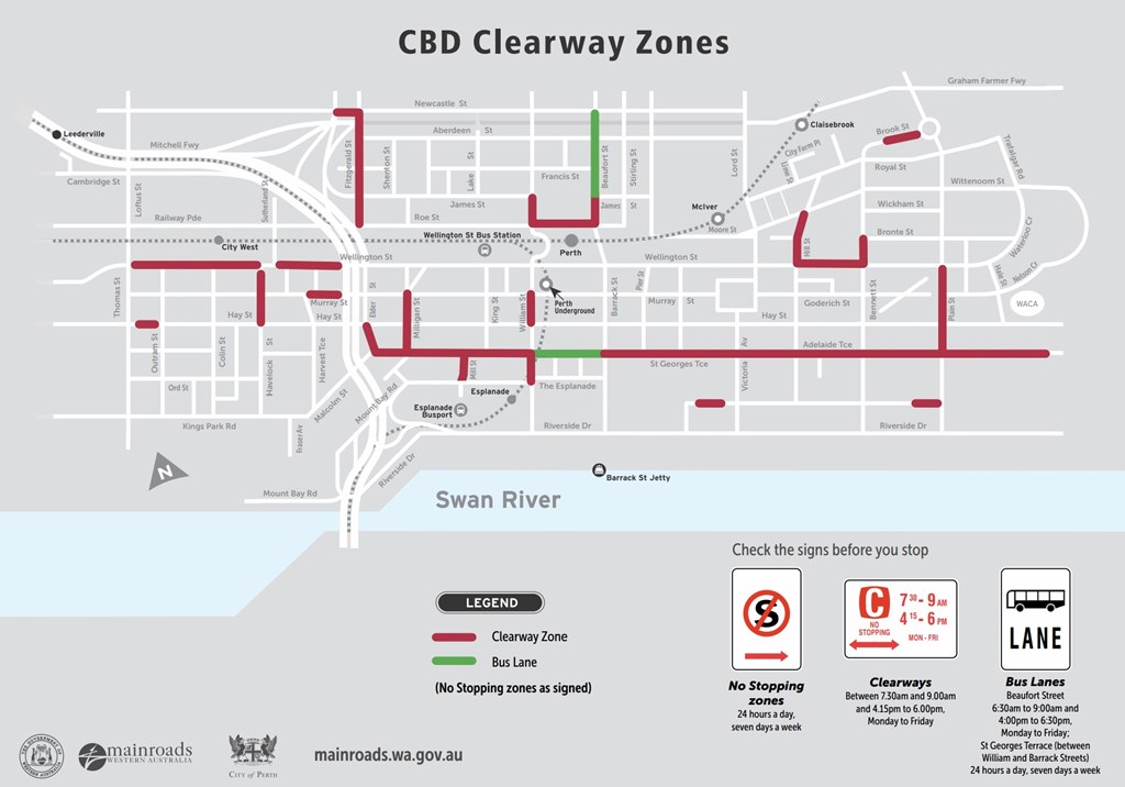 CBD Clearway Zones 