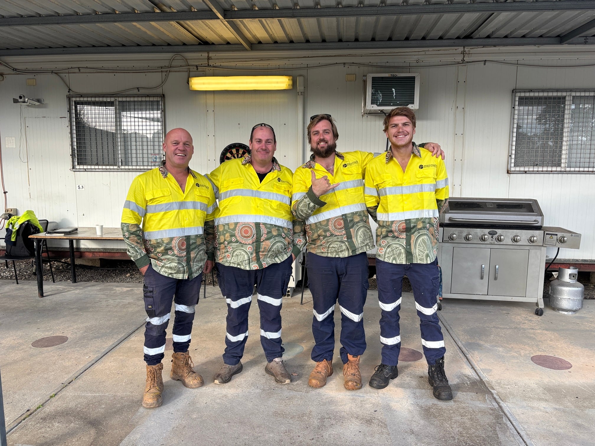 4 South West Workers Celebrating culture in safety with new hi-vis shirts