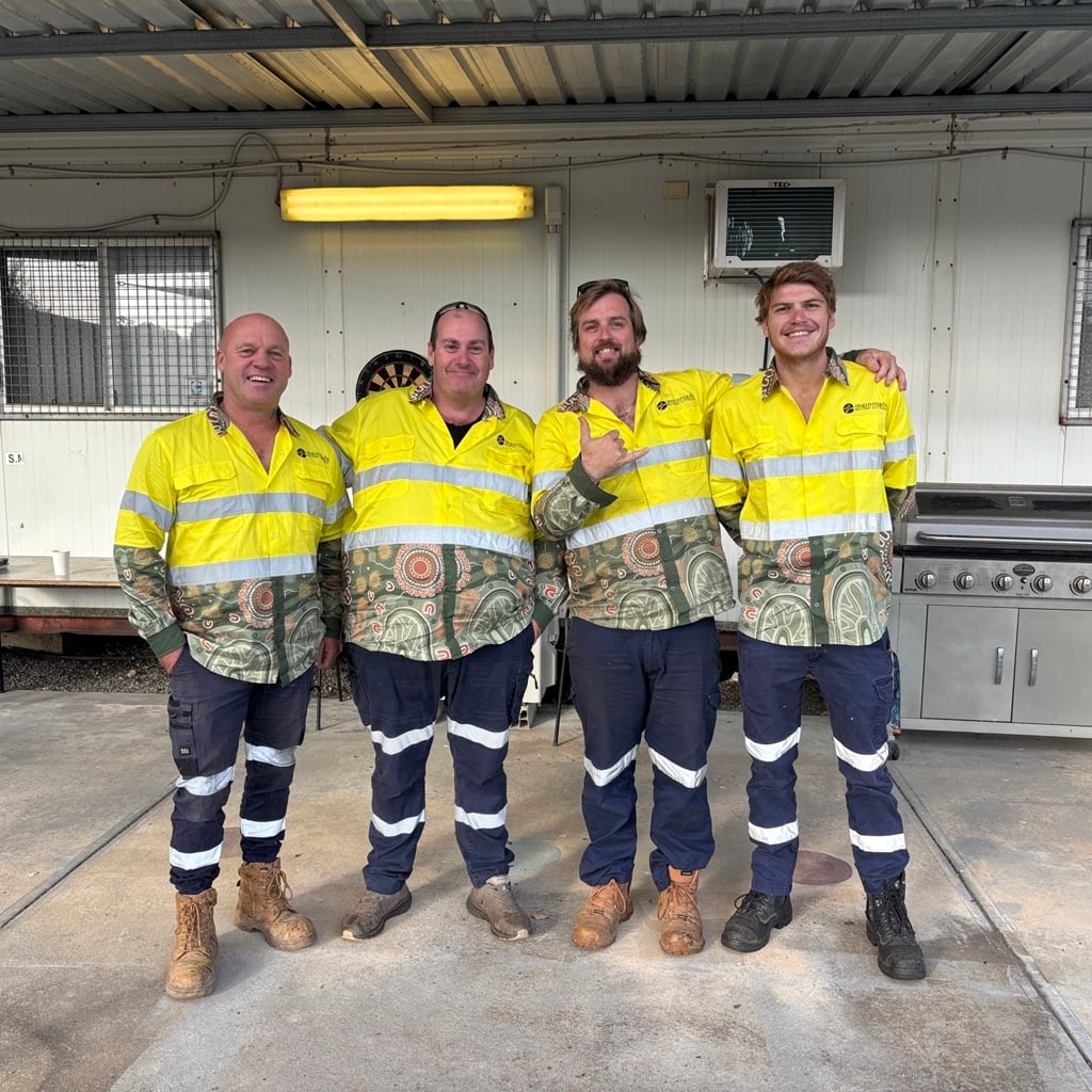 4 South West Workers Celebrating culture in safety with new hi-vis shirts