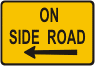 On side road