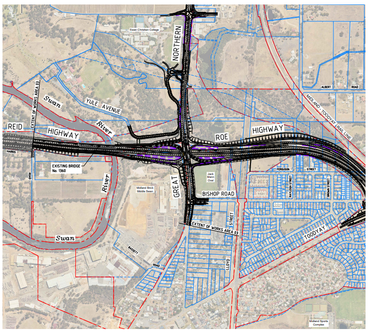 EastLink WA Project Map Aug 2024