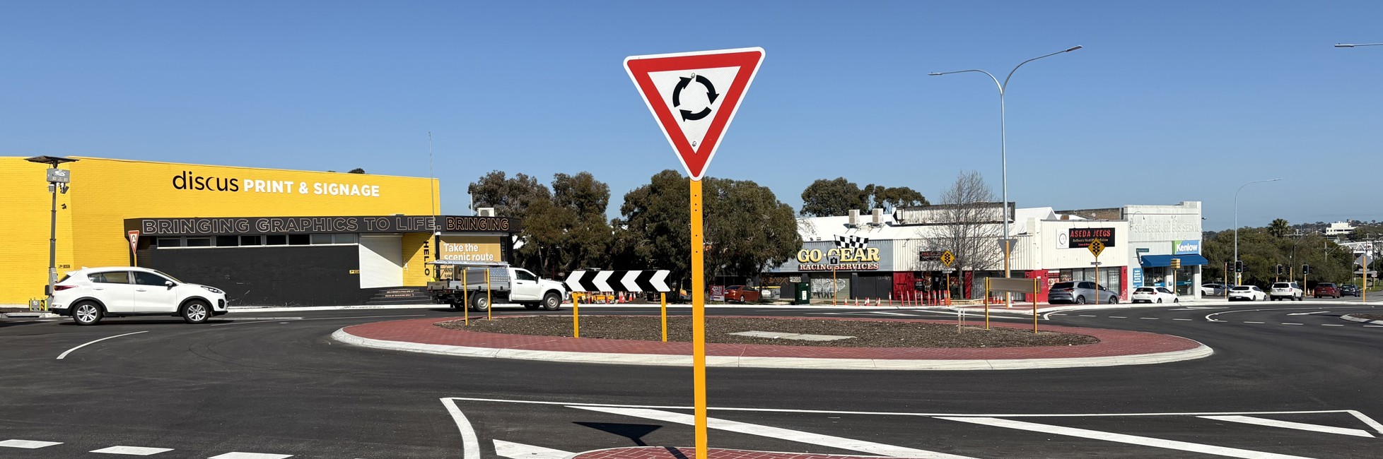 Scarborough Beach Road and Green Street roundabout updated image