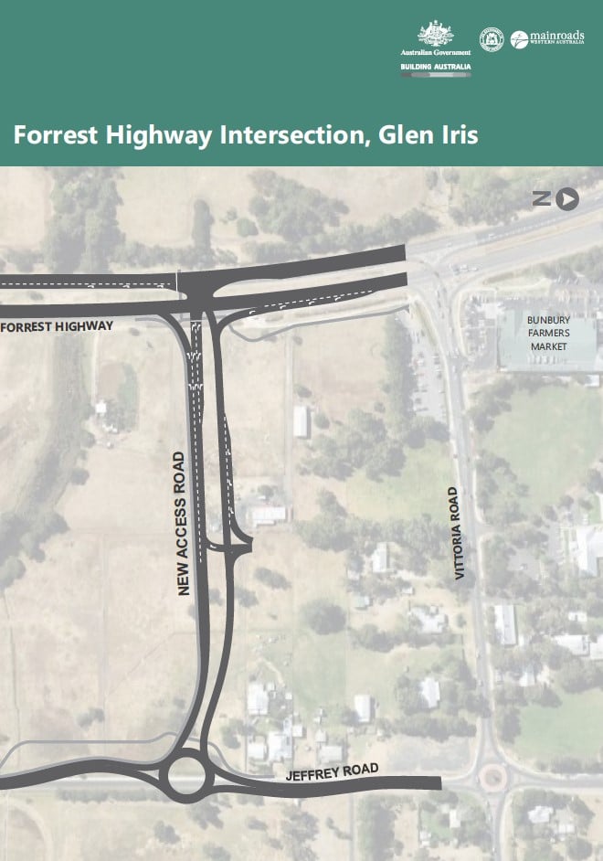 Forrest Highway Project Map Image