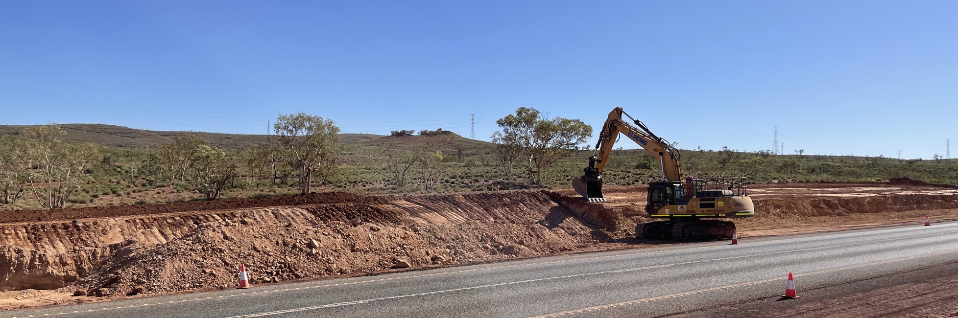 Construction on Great Northern Highway