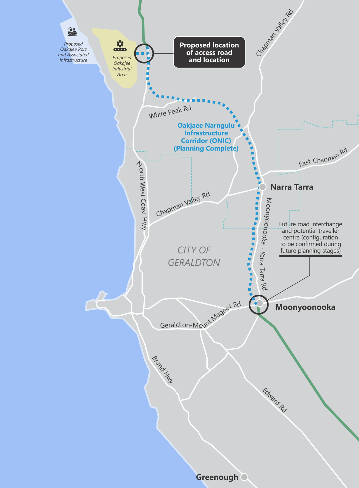 North West Coastal Highway Upgrades - Map small