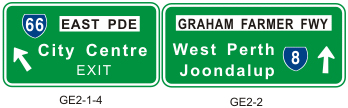 Overhead advance exit and exit direction signs - without lane designation.jpg