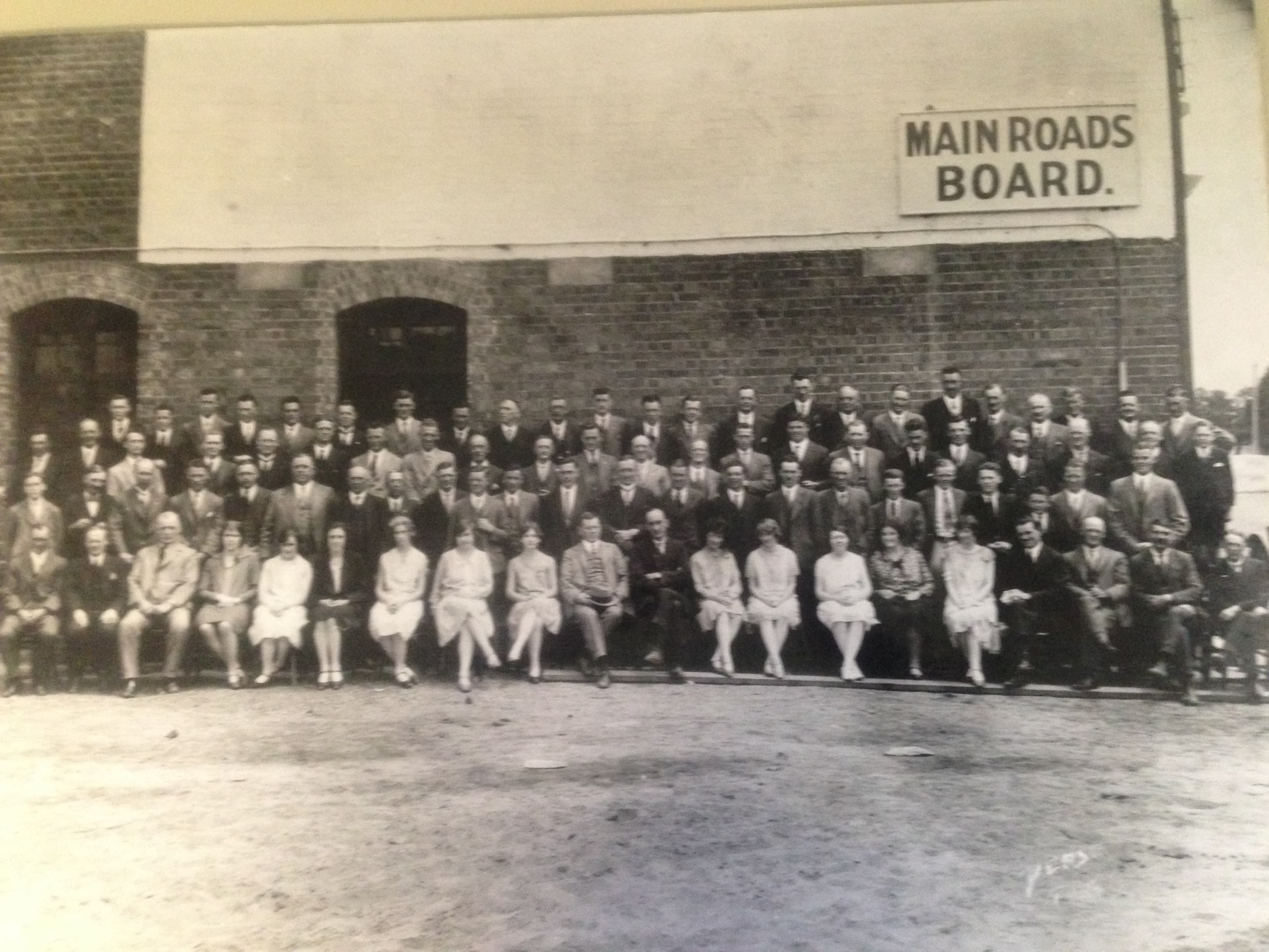 Main Roads Board and staff at the Marquis Street office