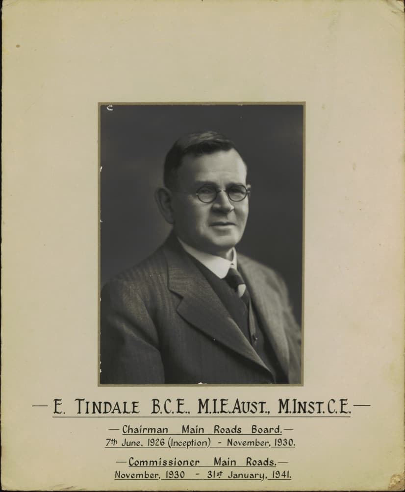 Edward Tindale - Commissioner from 1930 to 1941