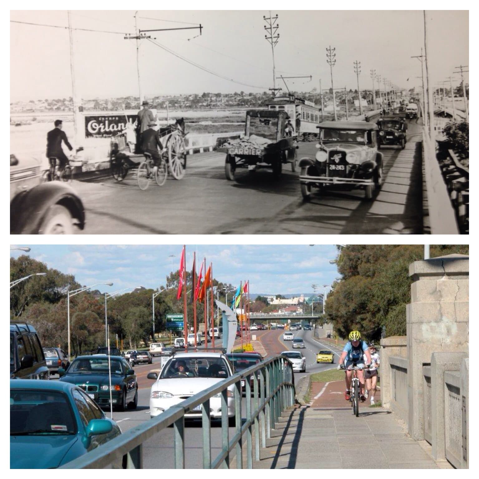 Causeway — then and now