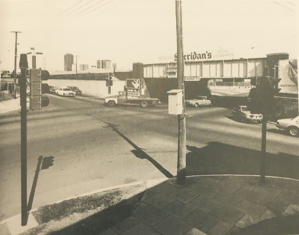 First set of traffic lights installed at West Perth subway in 1953