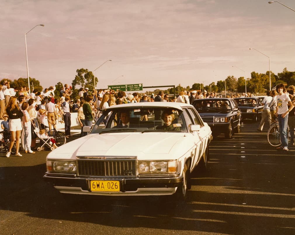 Mount Henry Bridge opening, 5 May 1982