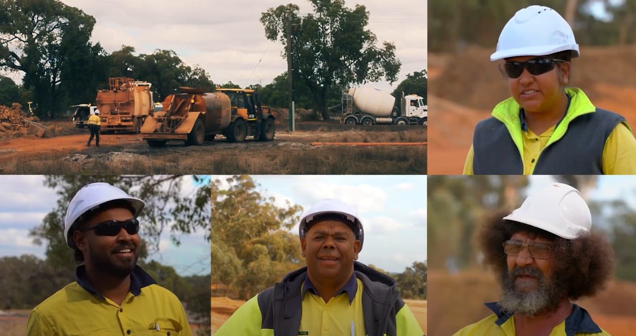 Aboriginal team members – Muchea North project